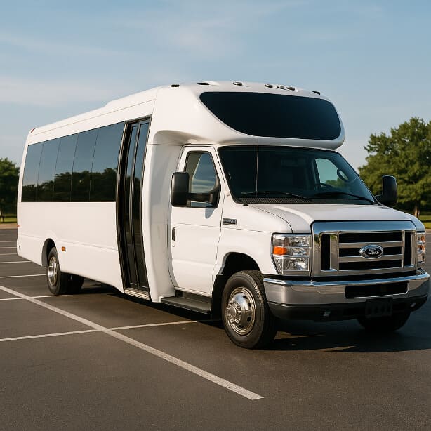 Sterling Heights Shuttle Bus Rentals 20 Passenger Shuttle Bus